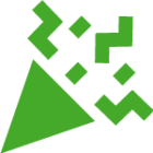 Green confetti icon