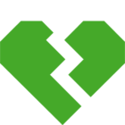 Broken heart icon