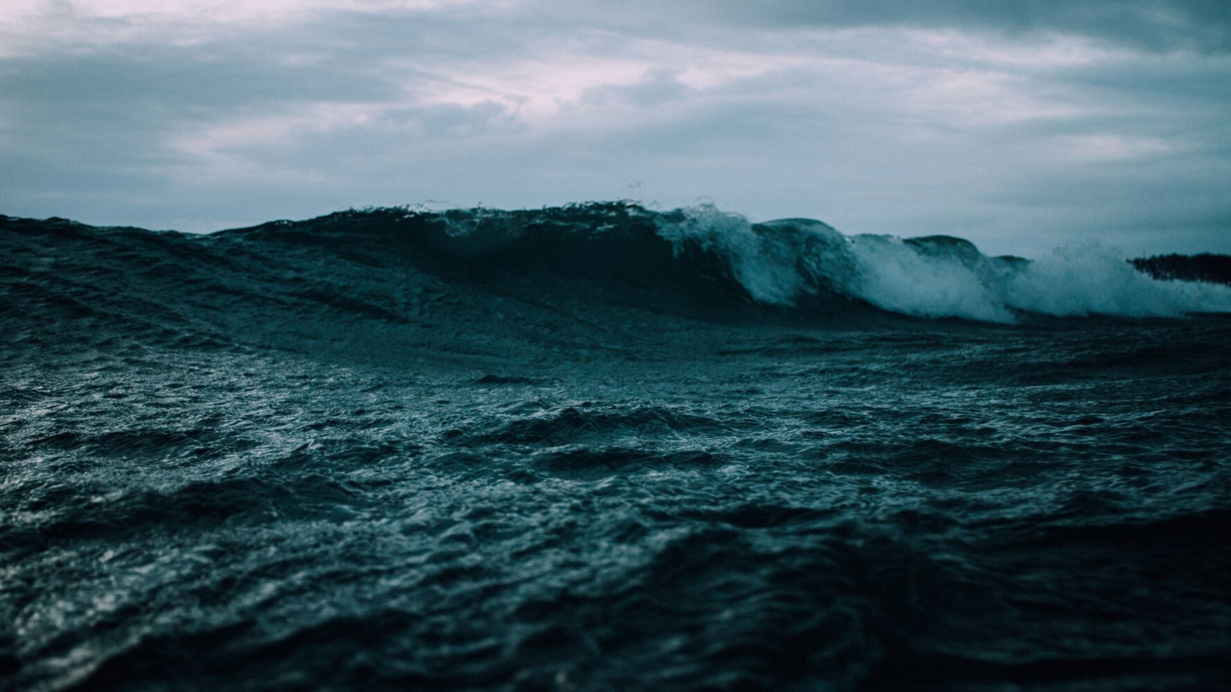 Stormy sea