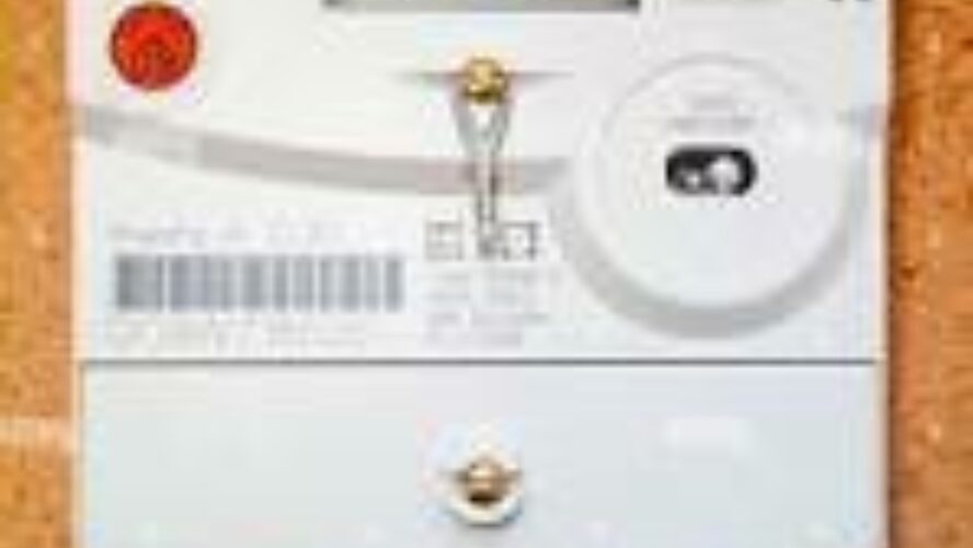 white energy meter