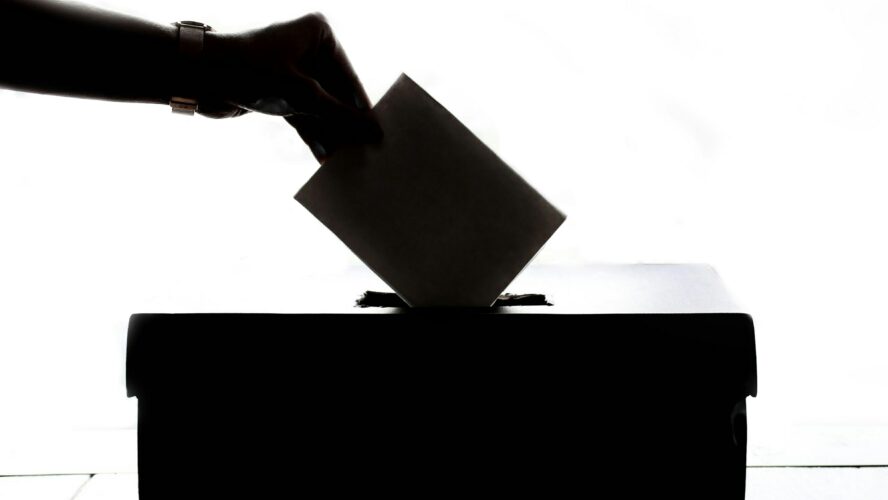 A ballot box