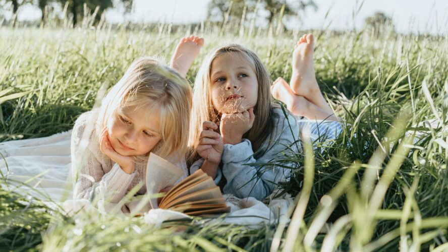 Children in the field