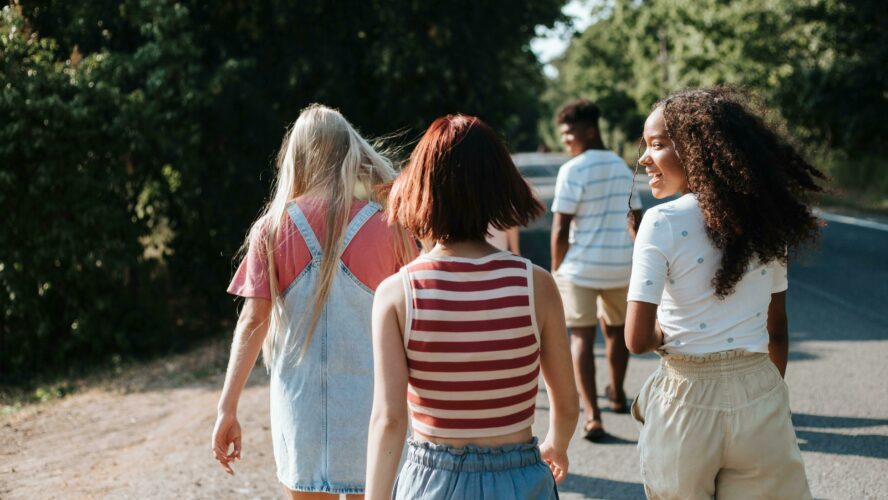 kids in the summer
